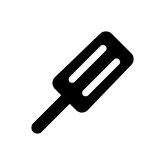 Ice Cream Stick vector icon. simple flat black trendy style illustration for web and app..eps