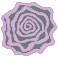 Obraz premium Vintage purple rose flower