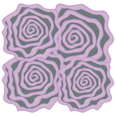 Fototapeta premium seamless pattern with pink roses