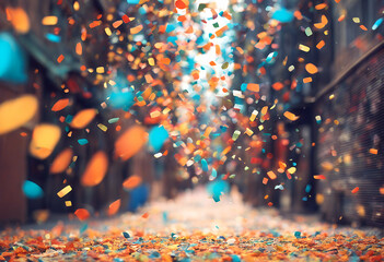 helium painting pattern card party german background carnival illustration confetti abstractart colorful night spring flying happy watercolor poster fun wallpaper yellow colours art design drawing cel