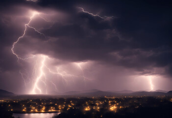 thunder overlay ather olated energy neon electrifies illuminated electricity stormy powerful light abstract magic vector dark strike flare enchanting glowing storm sky set captivating design brigh