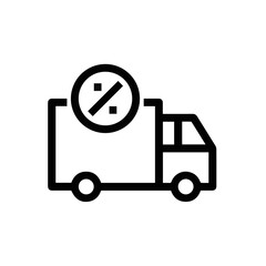 Truck icon symbol vector illustration
