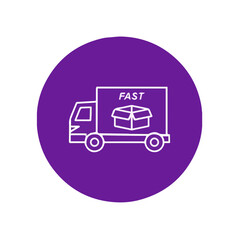 Truck icon symbol vector illustration
