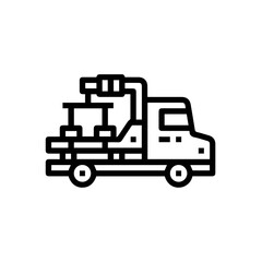 Truck icon symbol vector illustration
