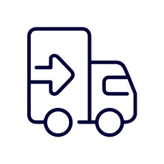 Truck icon symbol vector illustration
