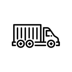 Truck icon symbol vector illustration
