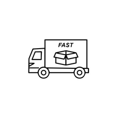 Truck icon symbol vector illustration
