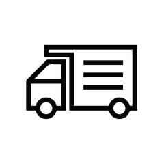 Truck icon symbol vector illustration
