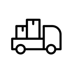 Truck icon symbol vector illustration
