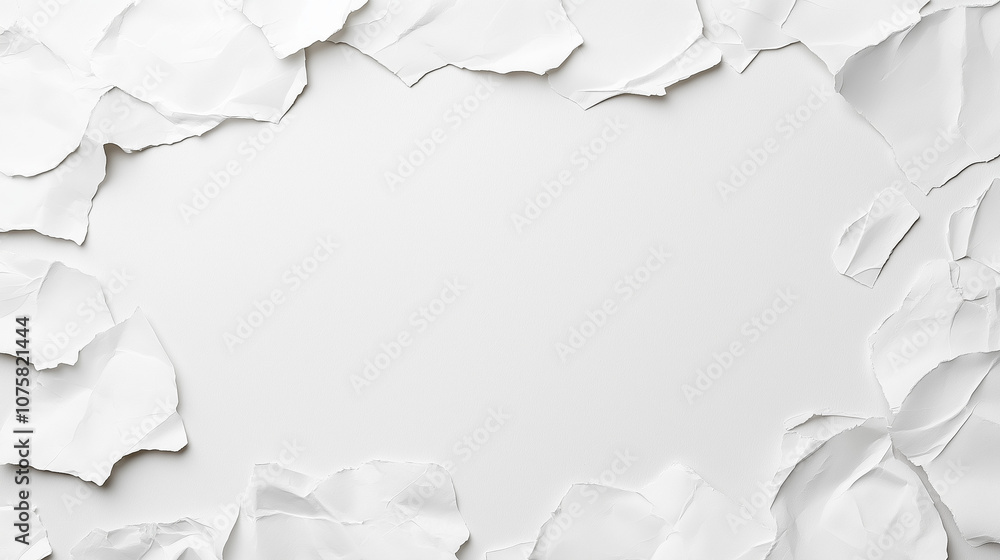 Poster abstract white paper texture background: a minimalist and elegant design, featuring a white paper te