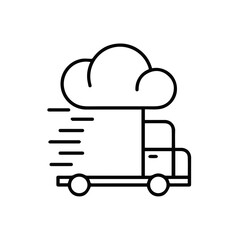 Truck icon symbol vector illustration
