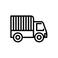 Truck icon symbol vector illustration
