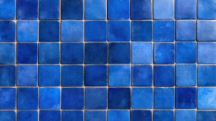 Dark Blue Brick Subway Tiles Ceramic Wall Texture - Wide Tile Background Banner Panorama