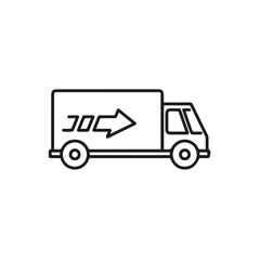 Truck icon symbol vector illustration
