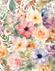 nature pink watercolor junk card background craft garden illustration floral spring elegance greeting paper dding summer drawing victorian botanical treebranch graphic arrangements blossom leaf roma