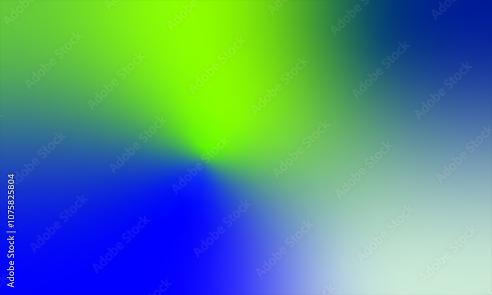 Poster a vibrant, abstract gradient background with a blend of green, blue, and white, creating a dynamic a