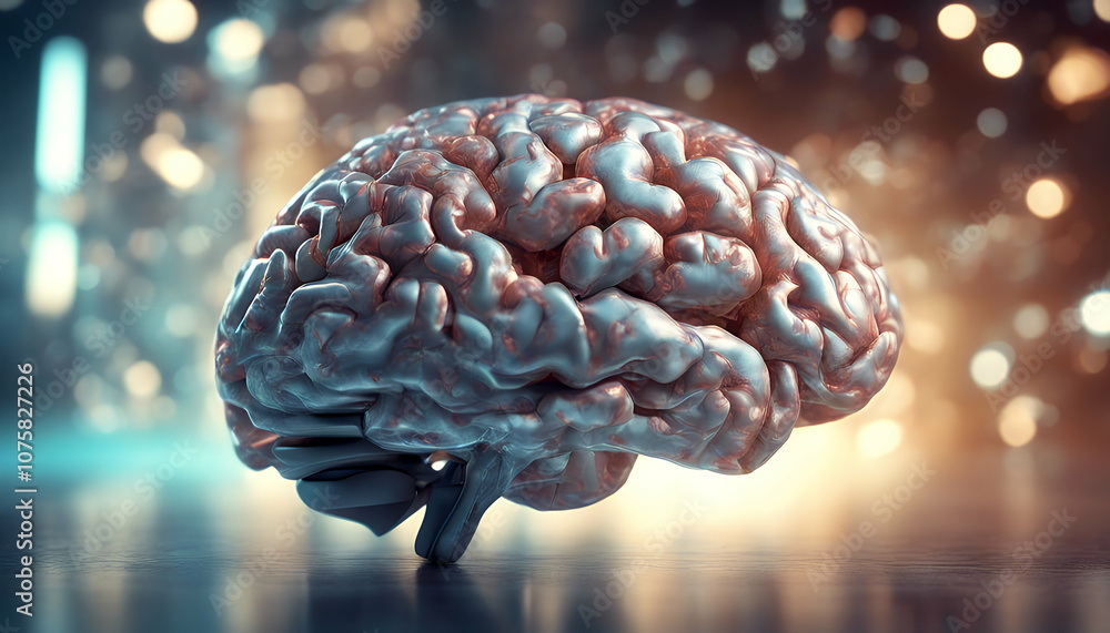 Poster idea mind signs brain 3d genius memory medicals cognition education creative graphic communication t