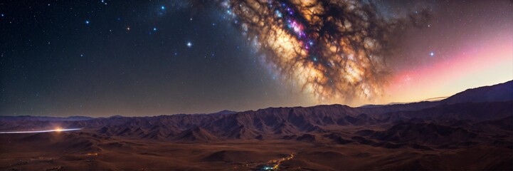 Fototapeta premium cosmic landscape