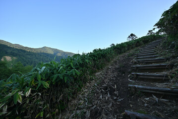 Climbing Mt. Shirasuna, Gunma, Japan