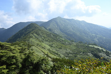 Climbing Mt. Shirasuna, Gunma, Japan