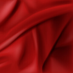 Red Silk Fabric Texture Design Template