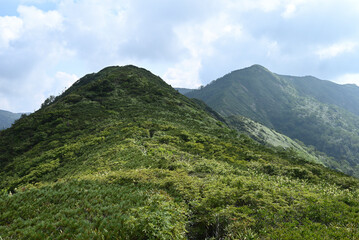 Climbing Mt. Shirasuna, Gunma, Japan