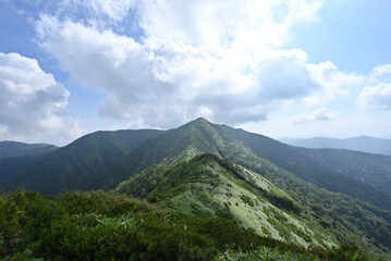 Climbing Mt. Shirasuna, Gunma, Japan