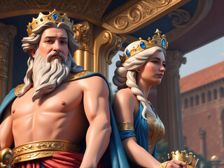 mythical king and queen