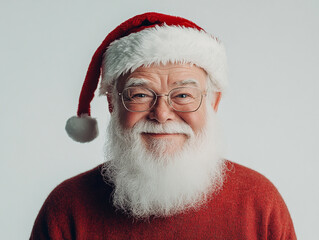 Naklejka premium Santa Claus on white background