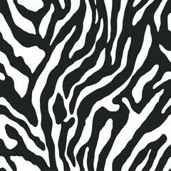 Zebra Pattern Texture Design Template
