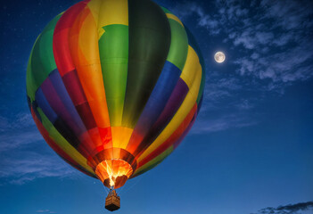 Naklejka premium hot air balloon