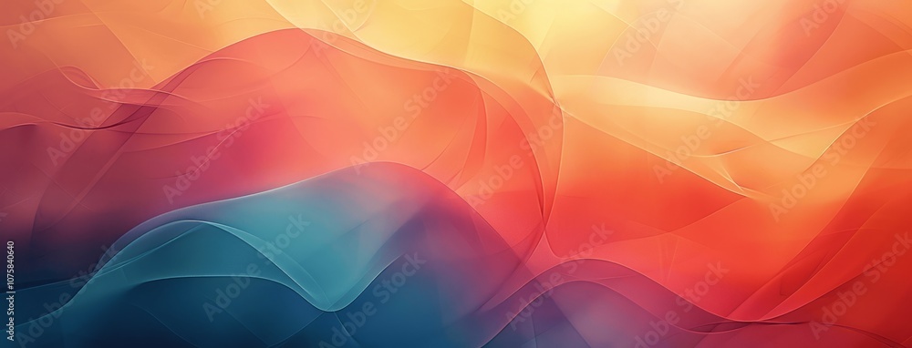 Aufkleber retro abstract colorful background with textured shapes