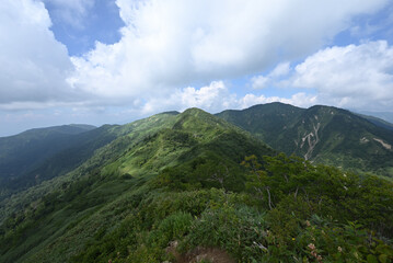Climbing Mt. Shirasuna, Gunma, Japan