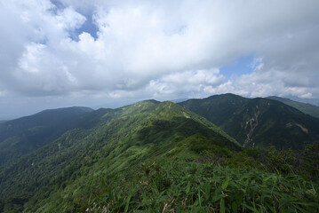 Climbing Mt. Shirasuna, Gunma, Japan