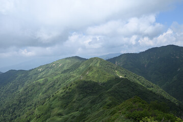 Climbing Mt. Shirasuna, Gunma, Japan