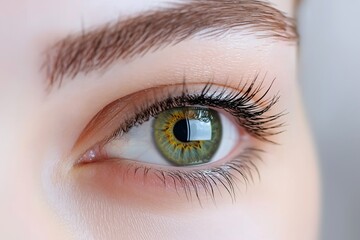 Obraz premium A close-up of a beauty model's eyes