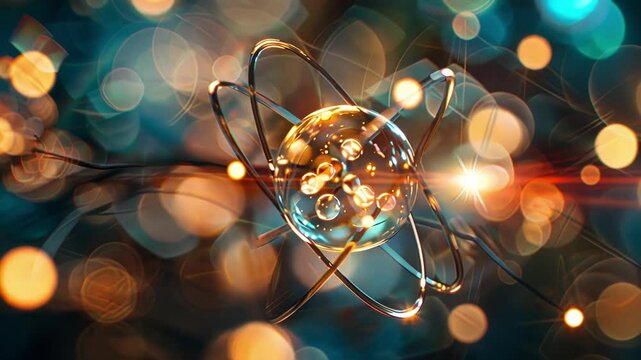 An old atom reminiscing about its days in a molecule now content to just be an individual neutron.