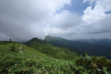 Climbing Mt. Shirasuna, Gunma, Japan