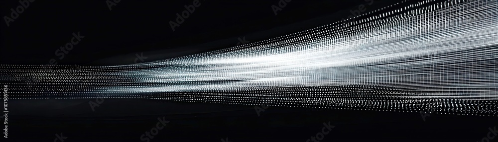 Poster abstract light trails flowing through dark space creating a sense of motion and energy, perfect for 