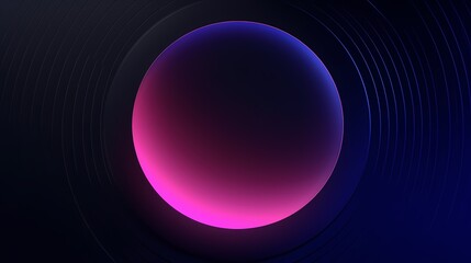 digital technology pink blue gradient abstract circle poster background