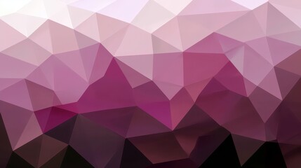 Fototapeta premium Abstract Geometric Background with Triangular Shapes in Soft Pink and Dark Tones for Modern Design, Textures, and Digital Projects