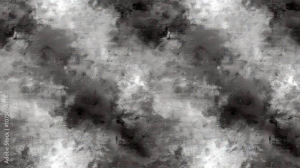 Poster abstract monochromatic texture featuring soft clouds and gradient shades of gray ideal for backgroun