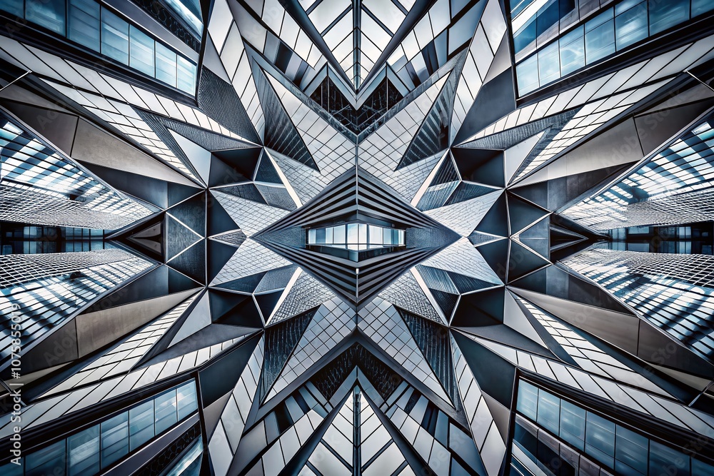 Poster bold black and white abstract background with angular shapes for dynamic design and stunning visual 