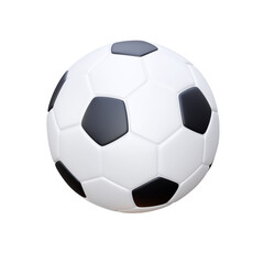 Fototapeta premium Soccer 3D Illustration Icon