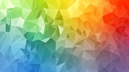 Fototapeta premium Abstract colorful triangle pattern background, design, geometric, texture, polygonal, low poly