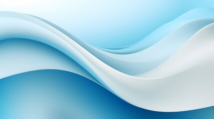 Fototapeta premium digital technology blue and white abstract curve poster background