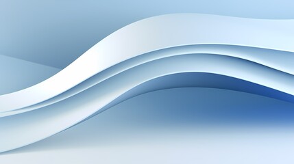 Fototapeta premium digital technology blue and white abstract curve poster background