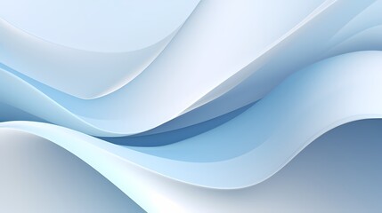 Fototapeta premium digital technology blue and white abstract curve poster background