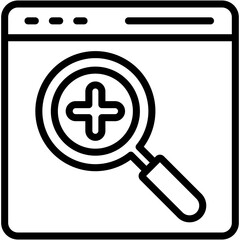 Fototapeta premium Zoom In Icon