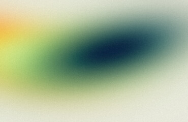 Retro colors grainy gradient backdrop design. Abstract green orange white colors noisy gradient, Vibrant color flow, glowing, shine, bright, noise texture effect, banner, poster
